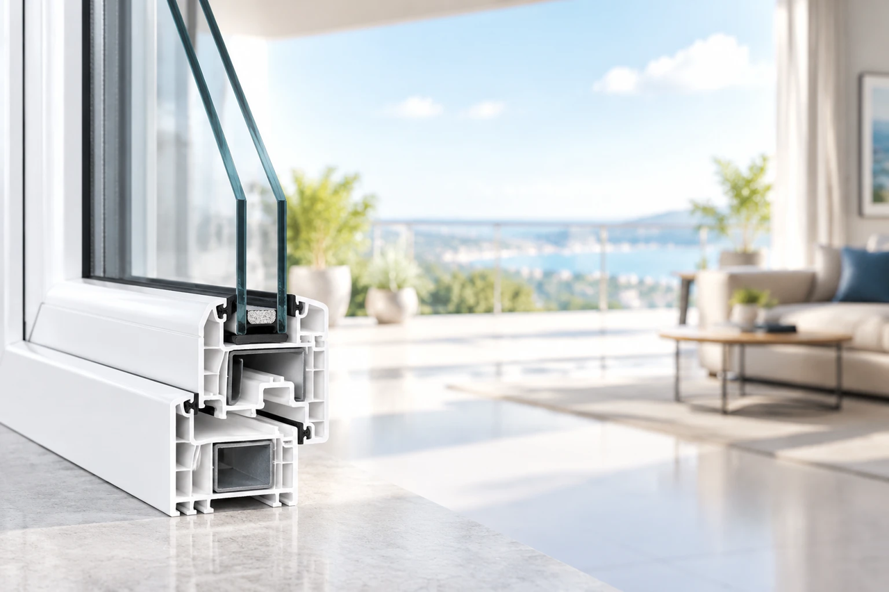 راهنمای جامع خرید پنجره دوجداره UPVC: از انتخاب پروفیل تا مدل فرانسوی