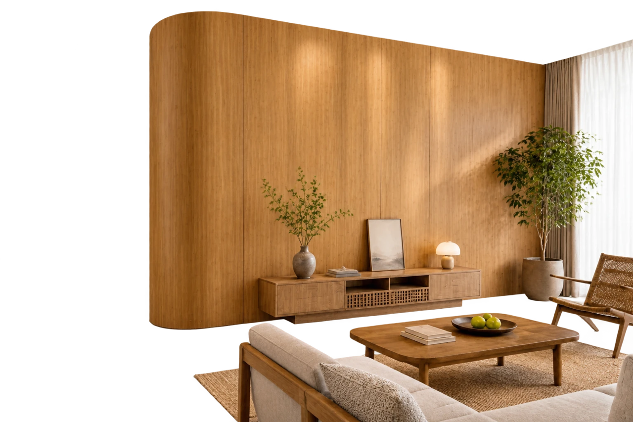 راهنمای جامع انتخاب و خرید پنل بامبو با روکش فابریک ۵ میل