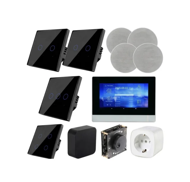 پکیج خانه هوشمند دوخوابه Zigbee با آیفون تصویری ۷ اینچ
