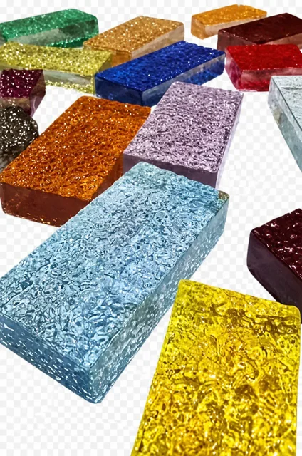 اجر شیشه ایی رنگی