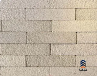 آجر رستیک نسوز سفید