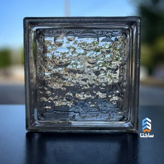 بلوک شیشه‌ای مدل حباب