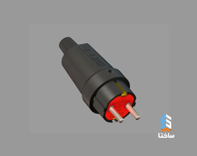 دوشاخه صنعتی ارت دار جهان الکتریک