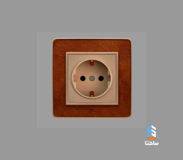 کلید و پریز ویترا بژ چرم جهان الکتریک
